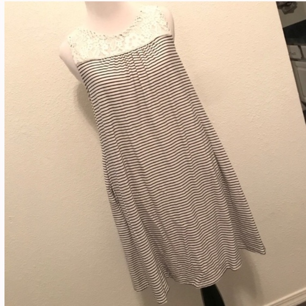 Merona Pocketed Striped Swing Dress
